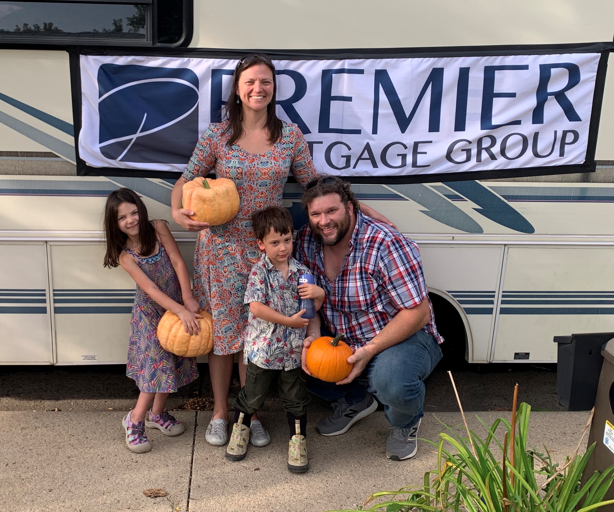 Jessica's happy to go the extra mile for her clients--literally! When Premier Mortgage Group's annual pick-your-own-pumpkins event was canceled due to COVID-19, she and her family loaded up the RV to deliver pumpkins to her clients around the Front Range.