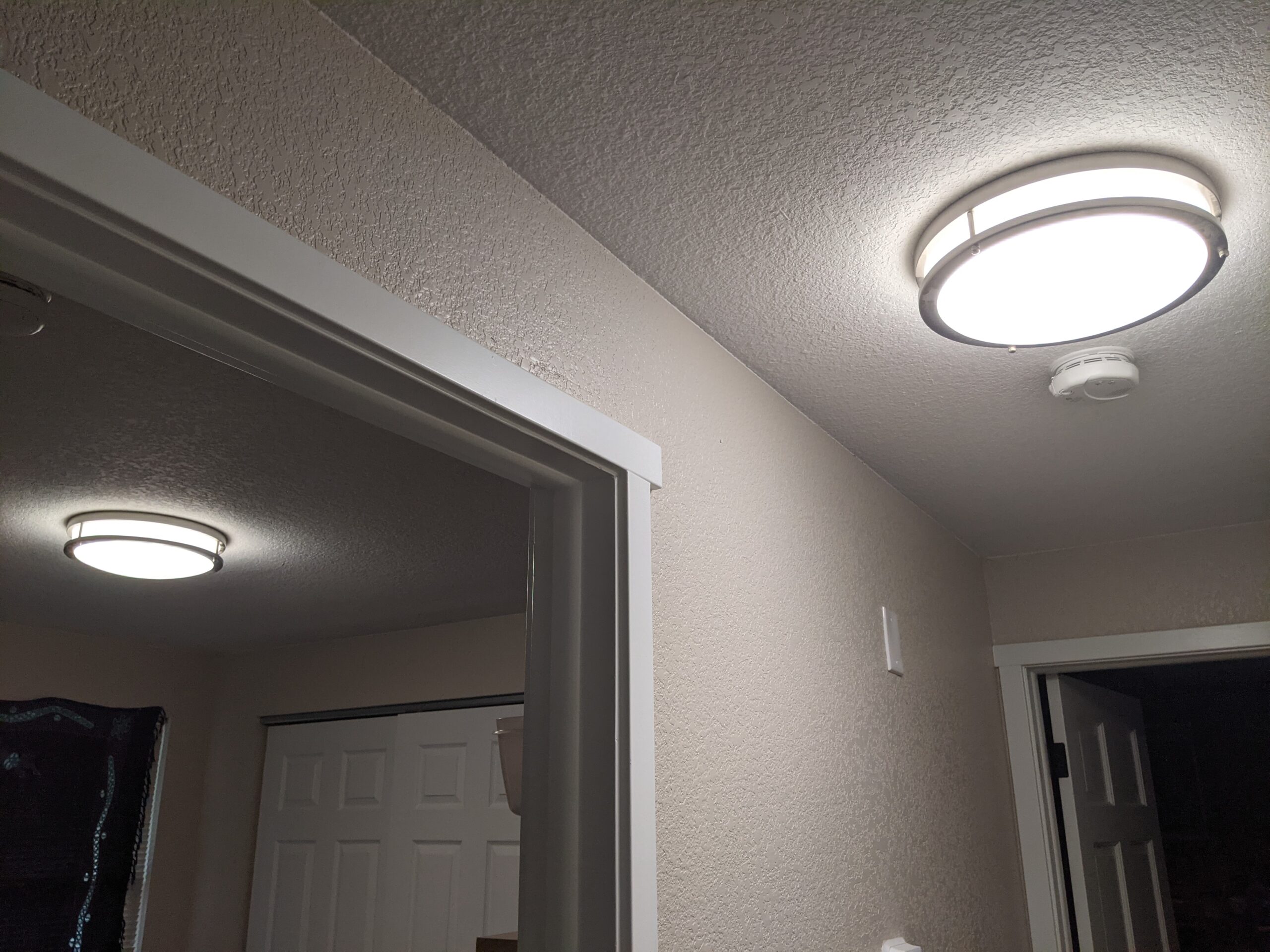 AFTER These new LED lights worked great, so we reused them when we remodeled our first home.